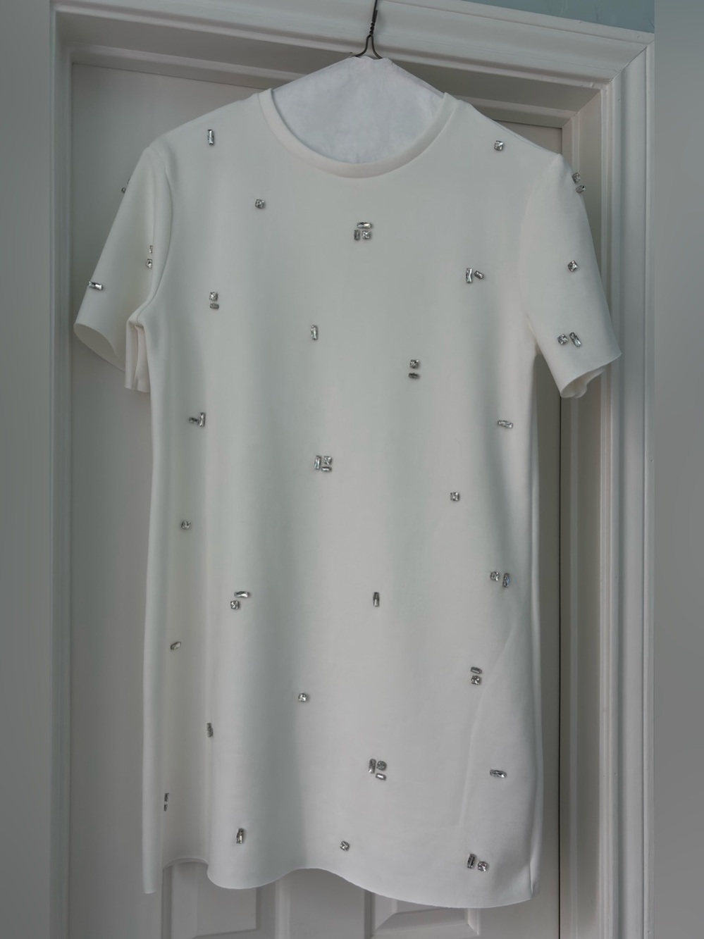 Zara Faux Suede Mini dress with Gems